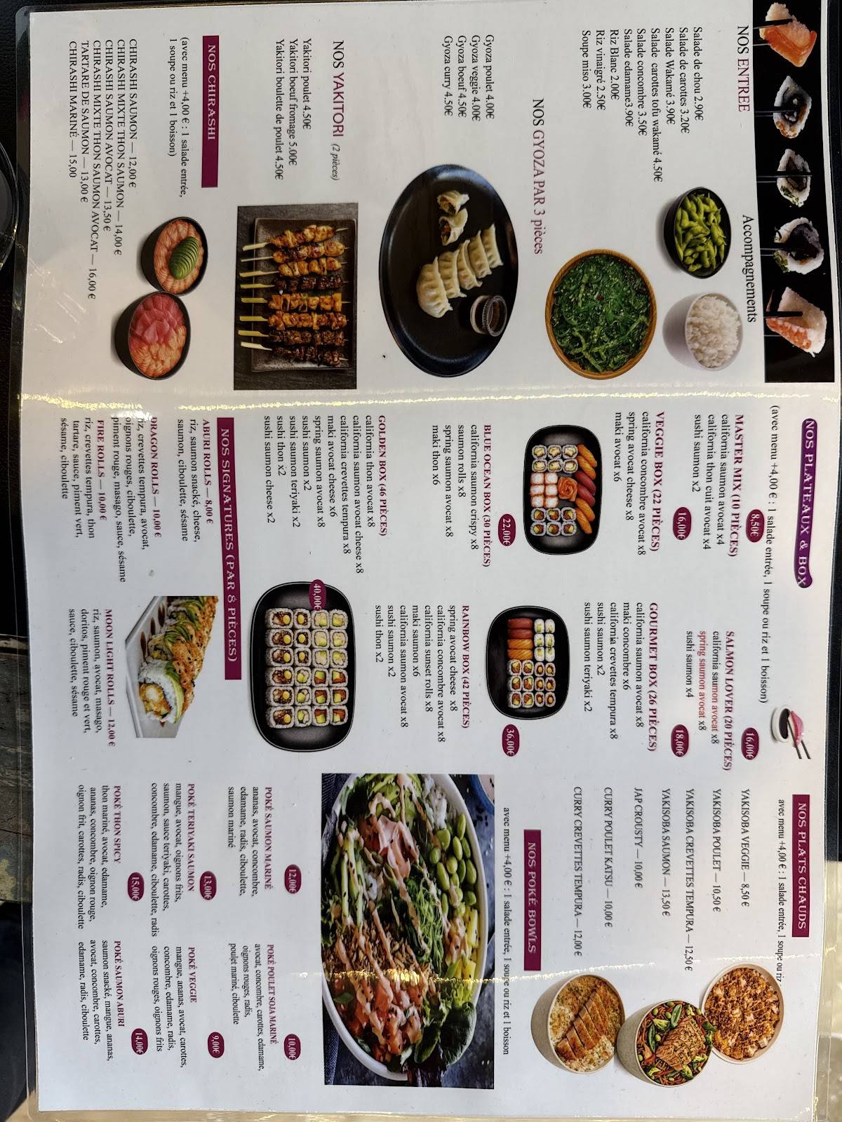 Sushi Lab меню