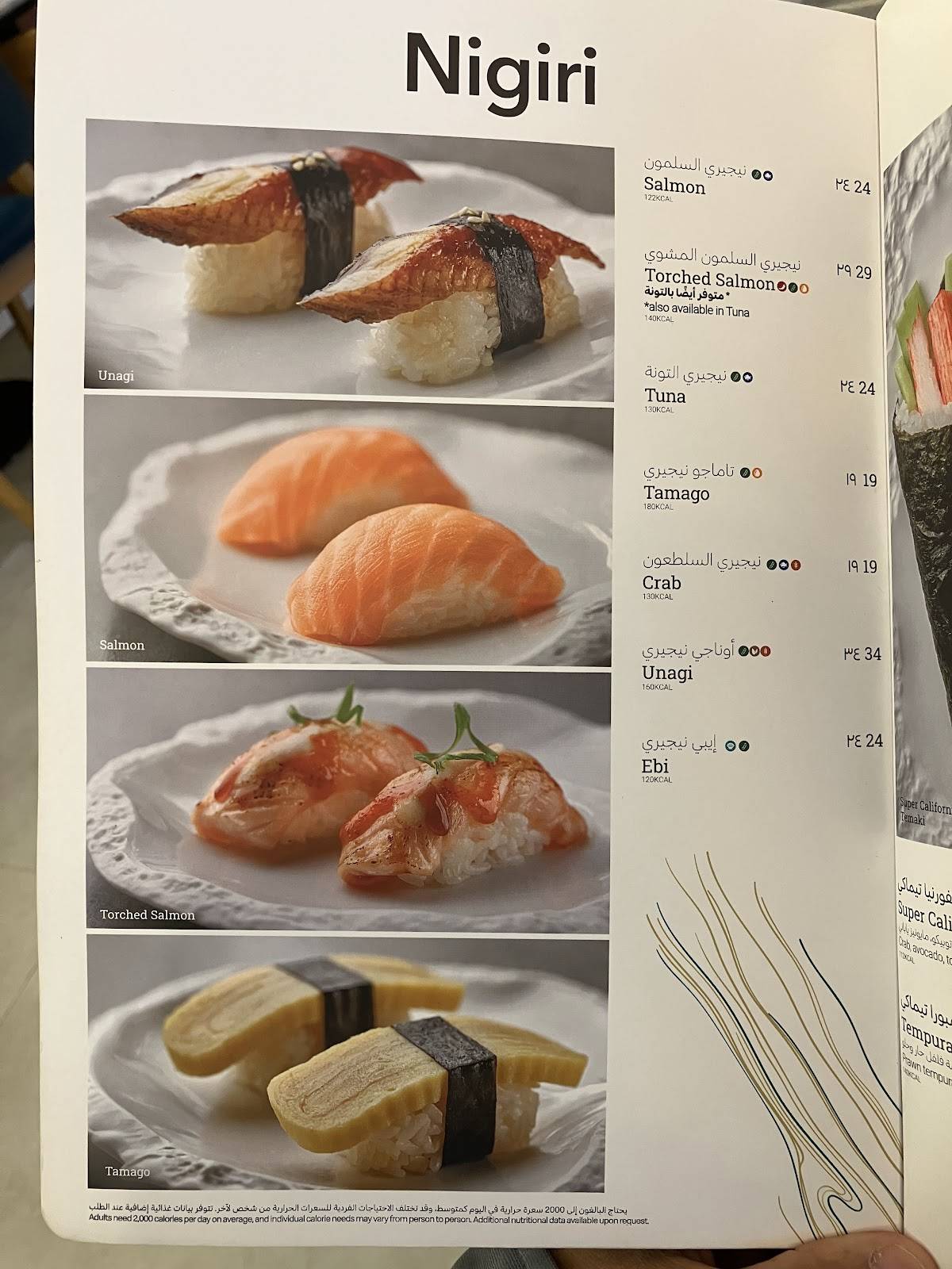 Sushi Library The View Mall меню