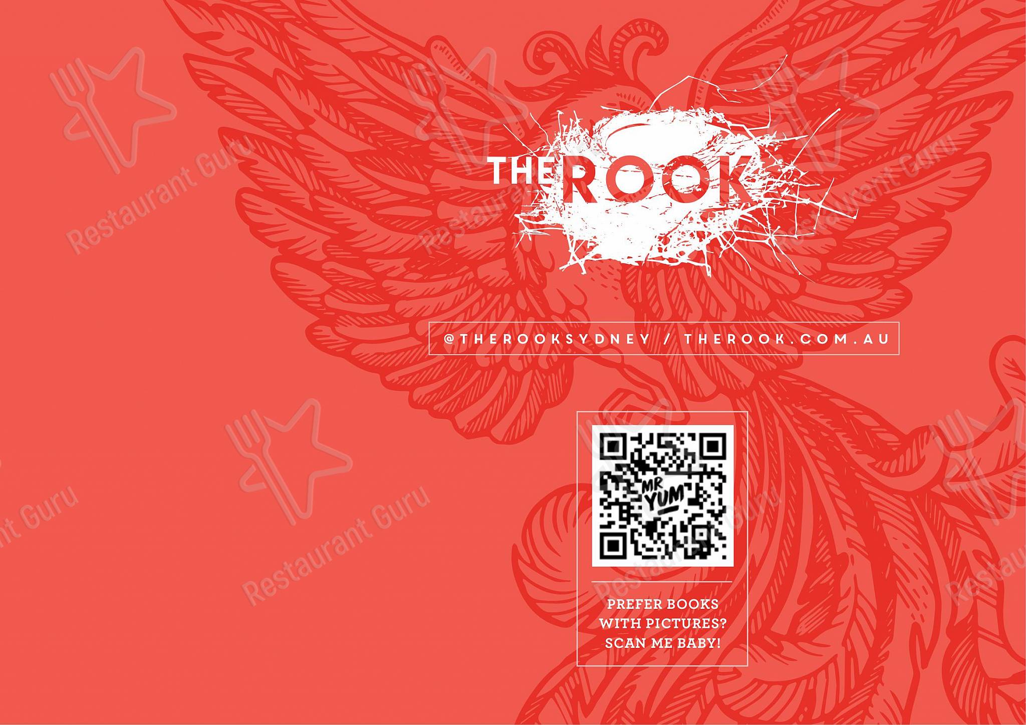 Крафт меню ресторана The Rook в Сиднее