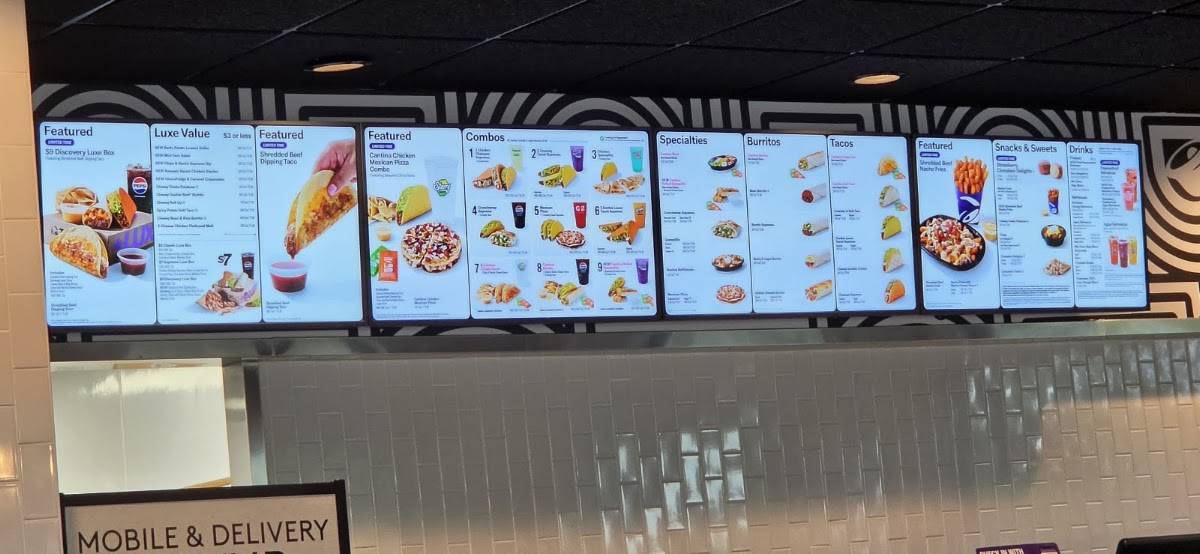 Taco Bell меню