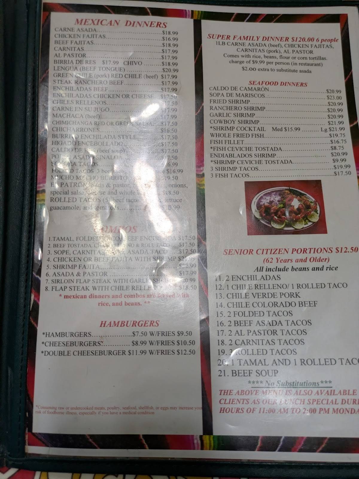 Tacos Mi Rancho Mexican меню