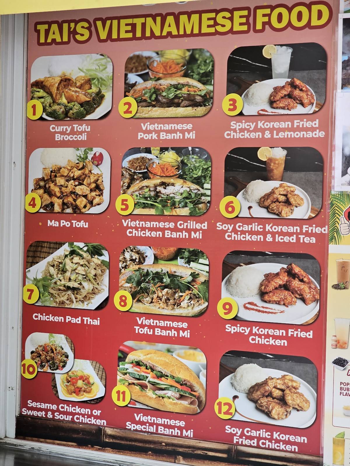 Tai's Vietnamese Food меню