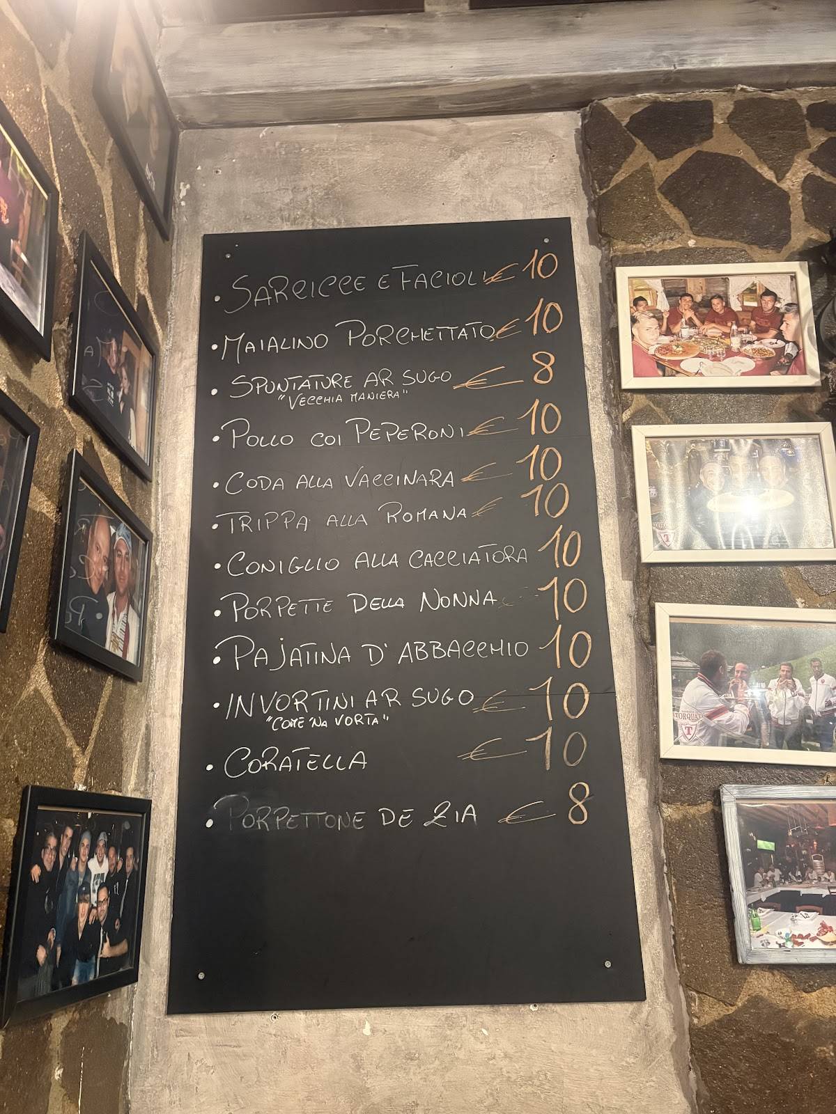 Taverna i Torquati меню
