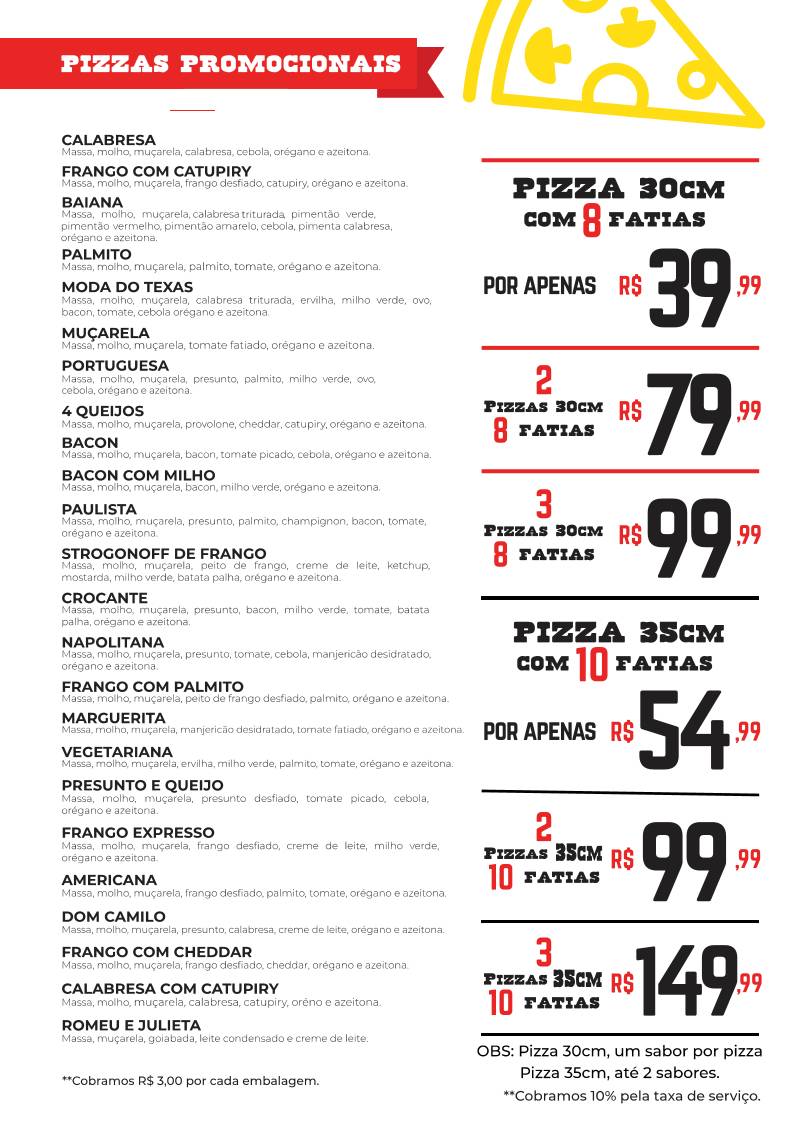 Texas Grill Pizzaria - Rondonópolis меню