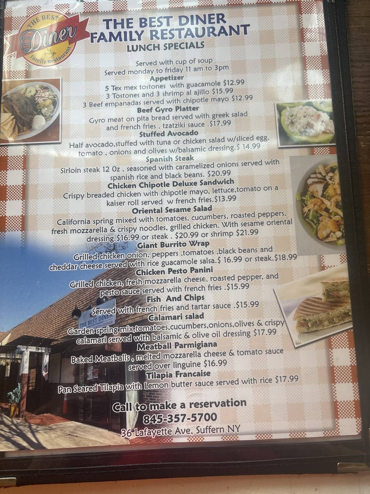 The Best Diner - Family Restaurant меню