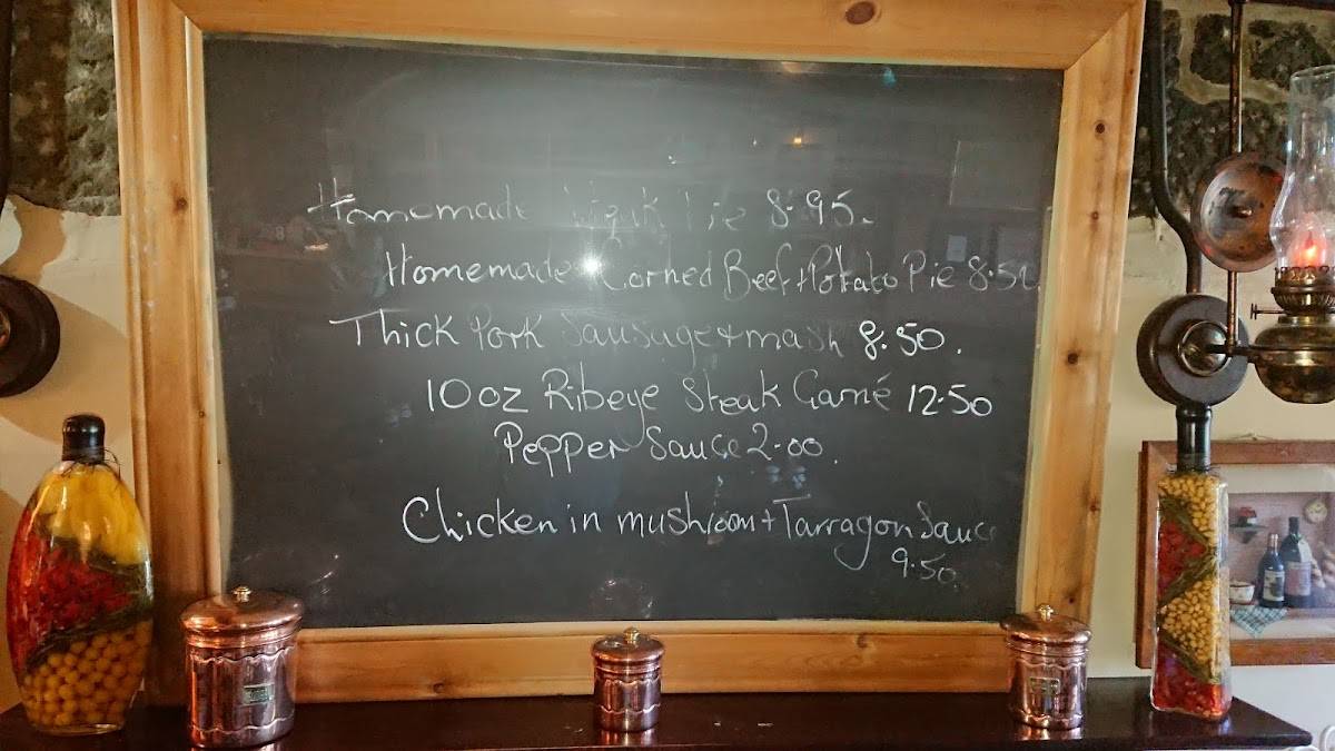 The Lamb Inn меню