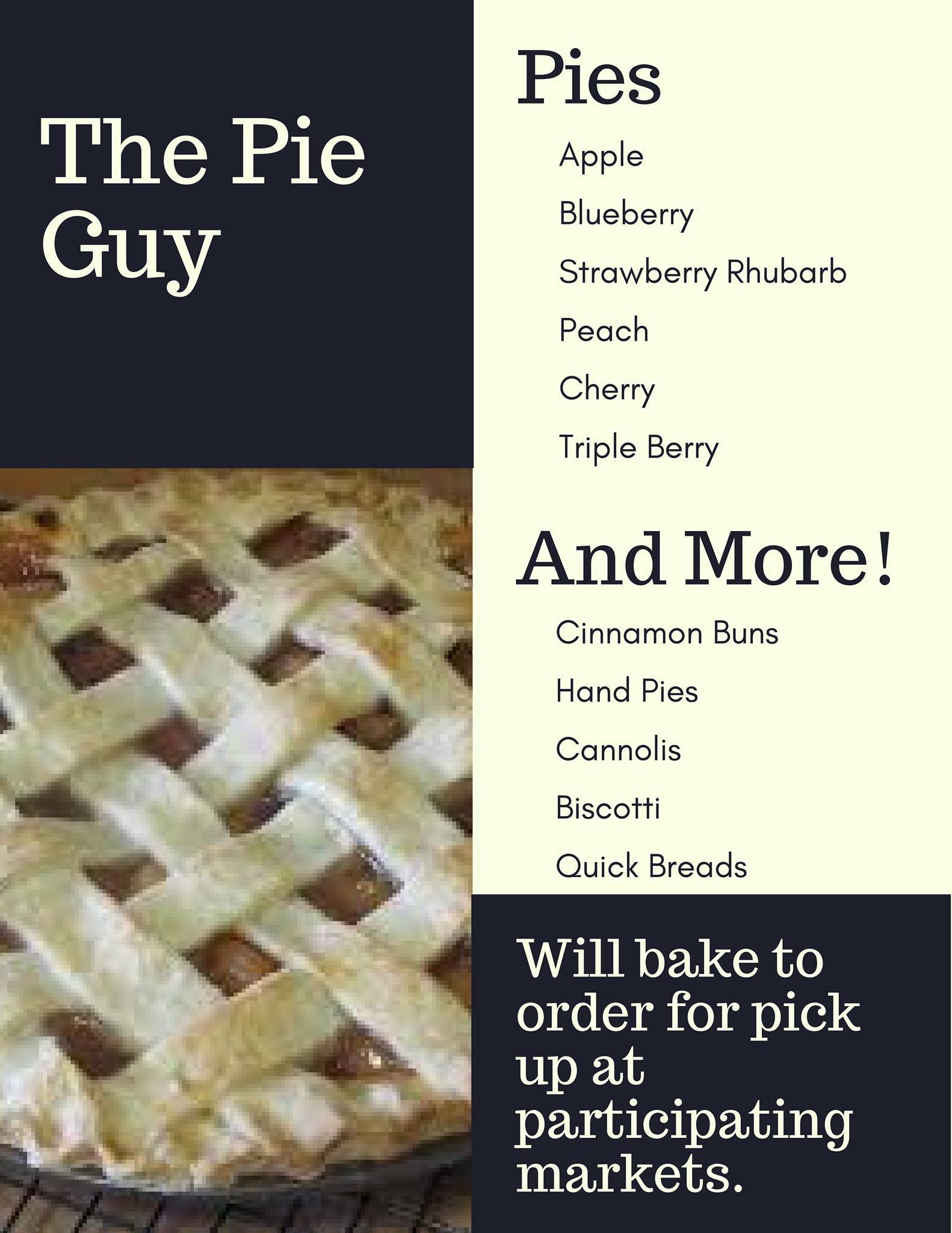 The Pie Guy меню