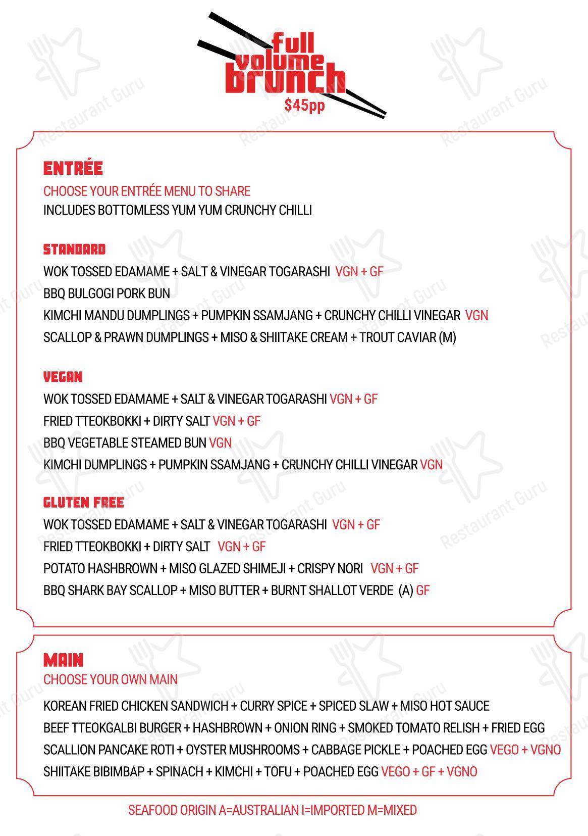 Dinner Menu паба и бара The Rechabite