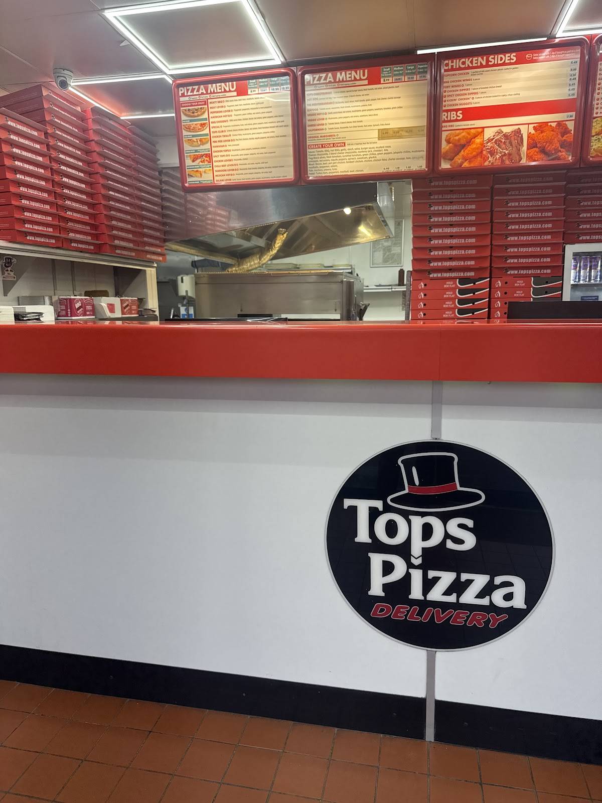 Tops Pizza меню