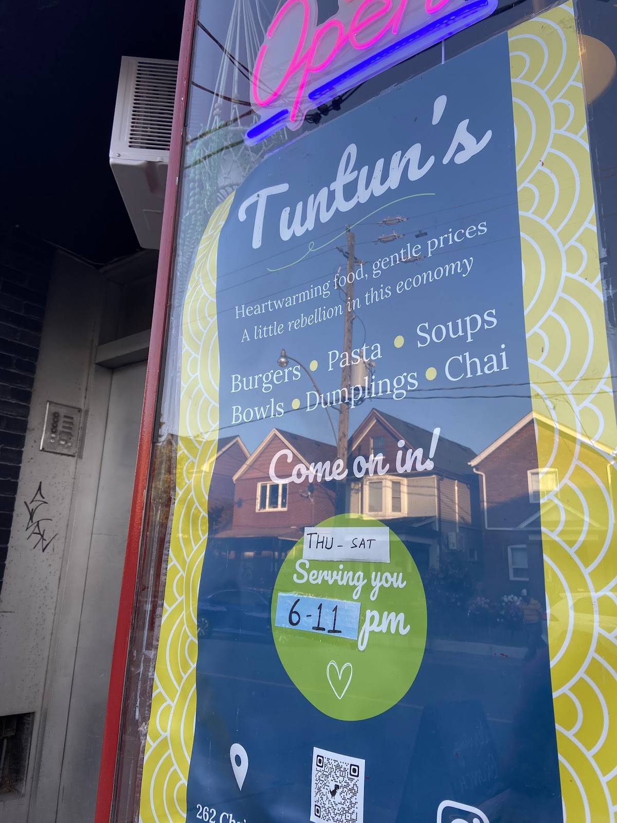 Tuntun's меню