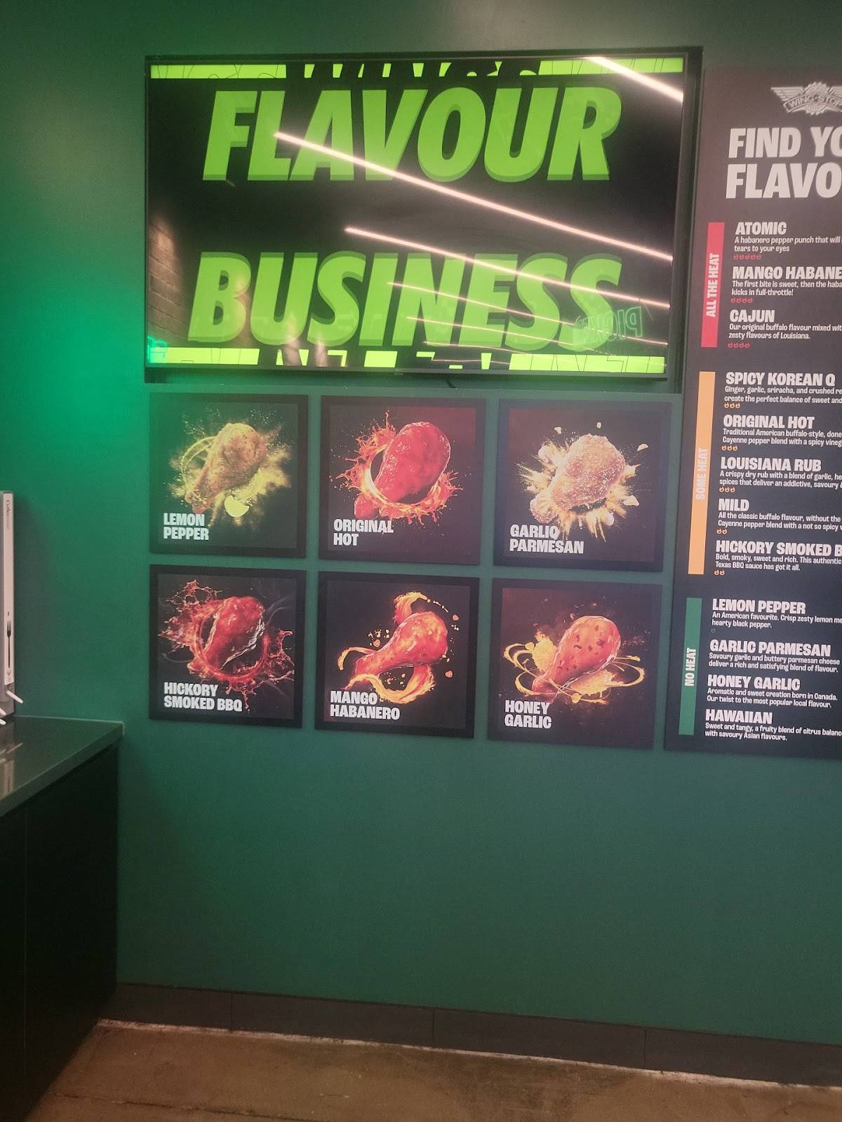 Wingstop меню