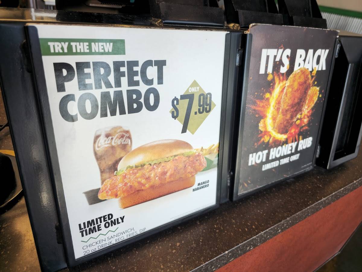 Wingstop меню