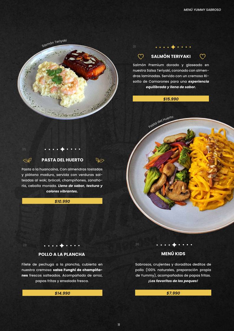 Yummy Sabroso меню