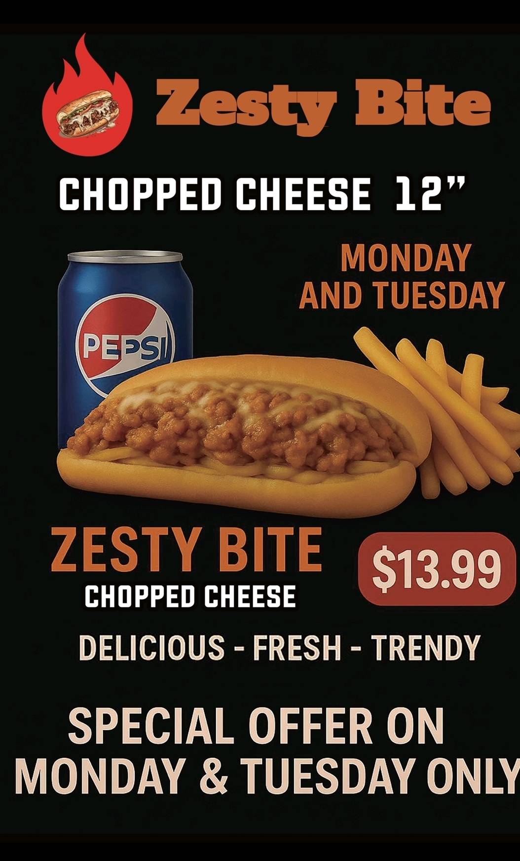 Zesty Bite меню