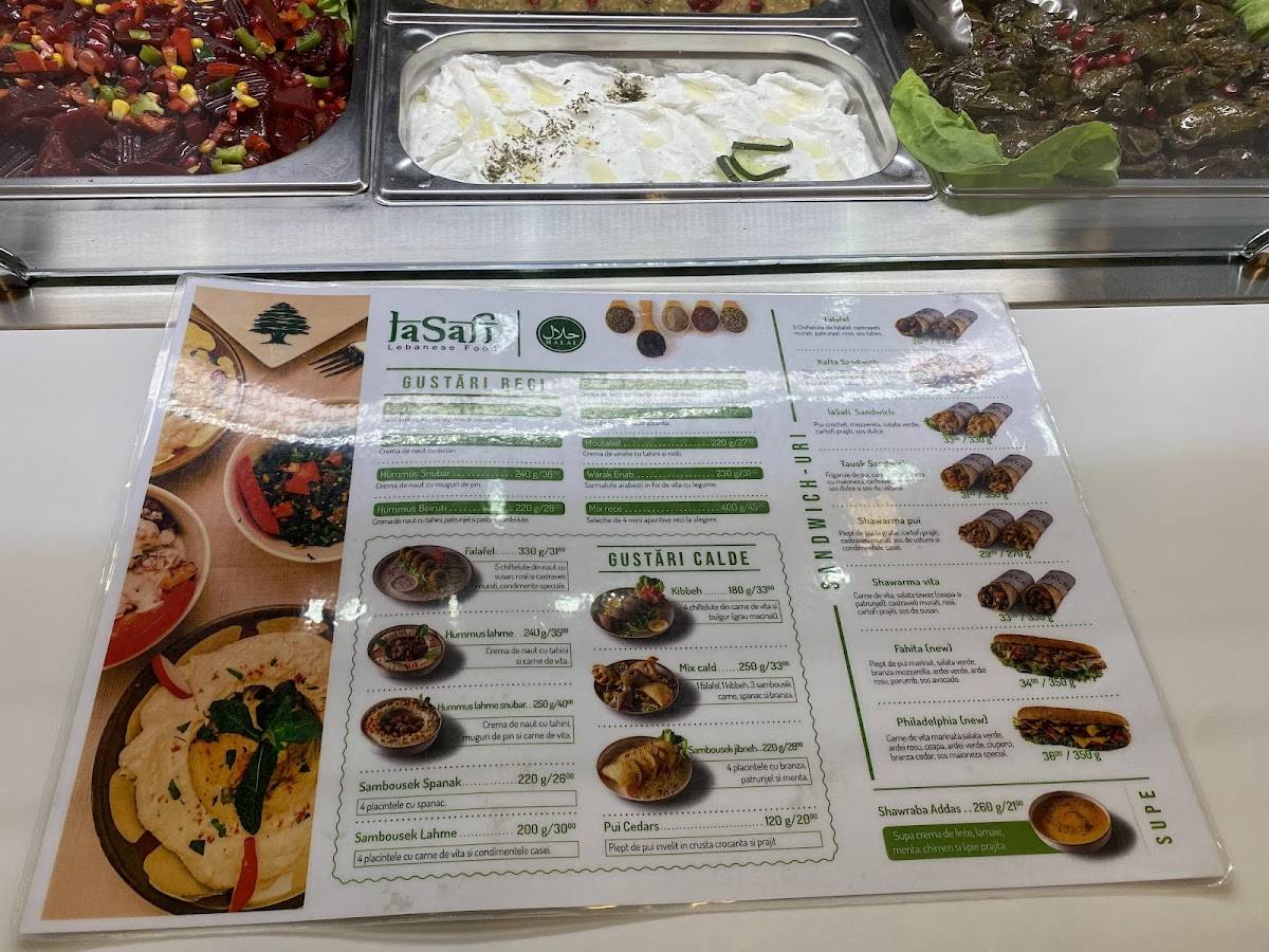 laSafi Lebanese Food меню