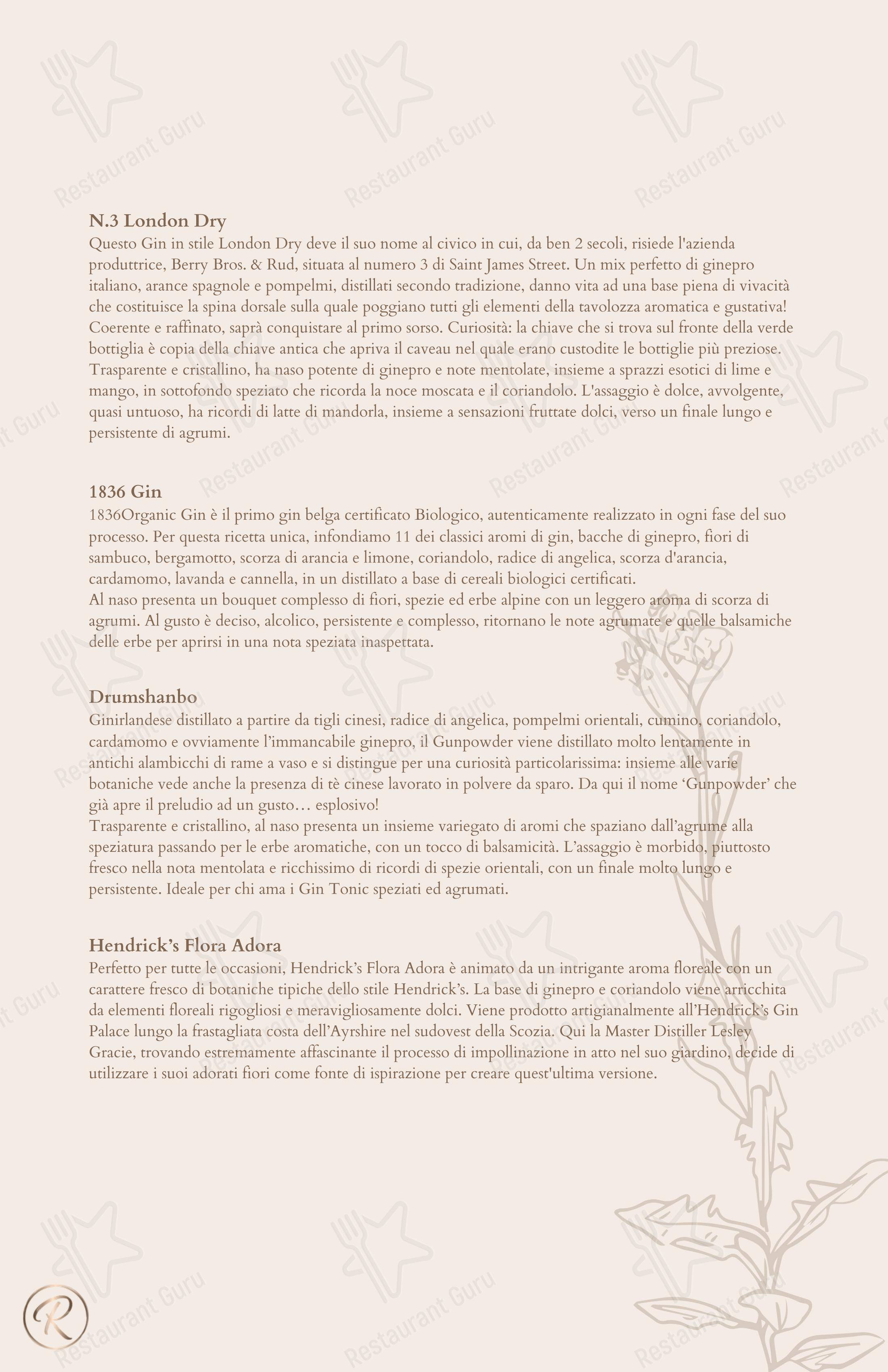 Green Reserva - Restaurant & Pizzeria в Риме - 菜单