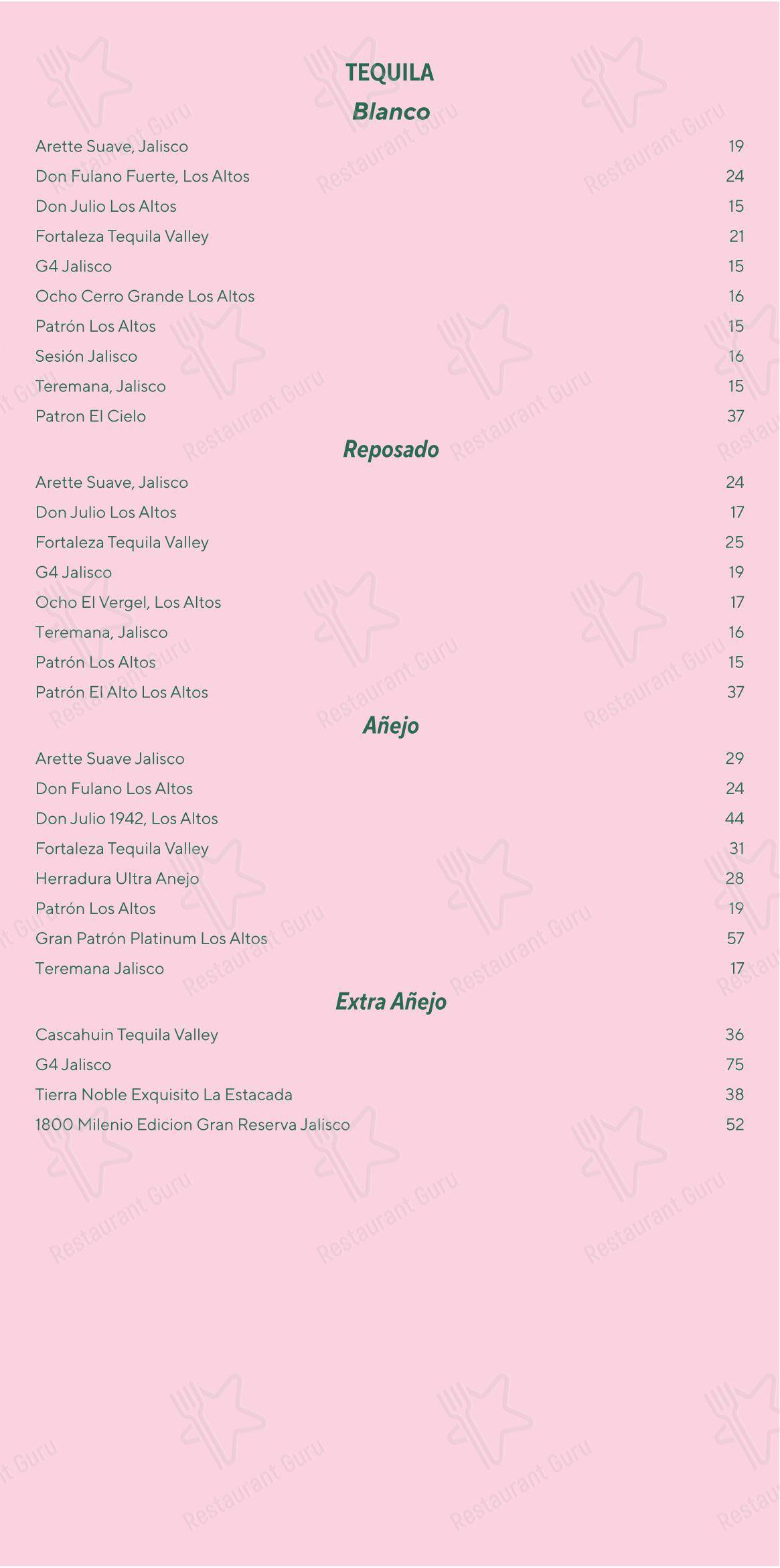 Меню паба и бара Maybe Sammy - At Home Catering Menu