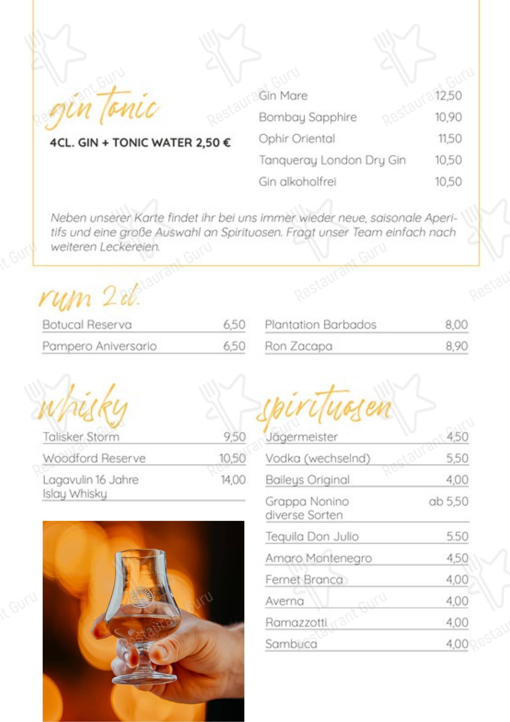 Ristorante Primavera Pizzeria в Киле - Меню