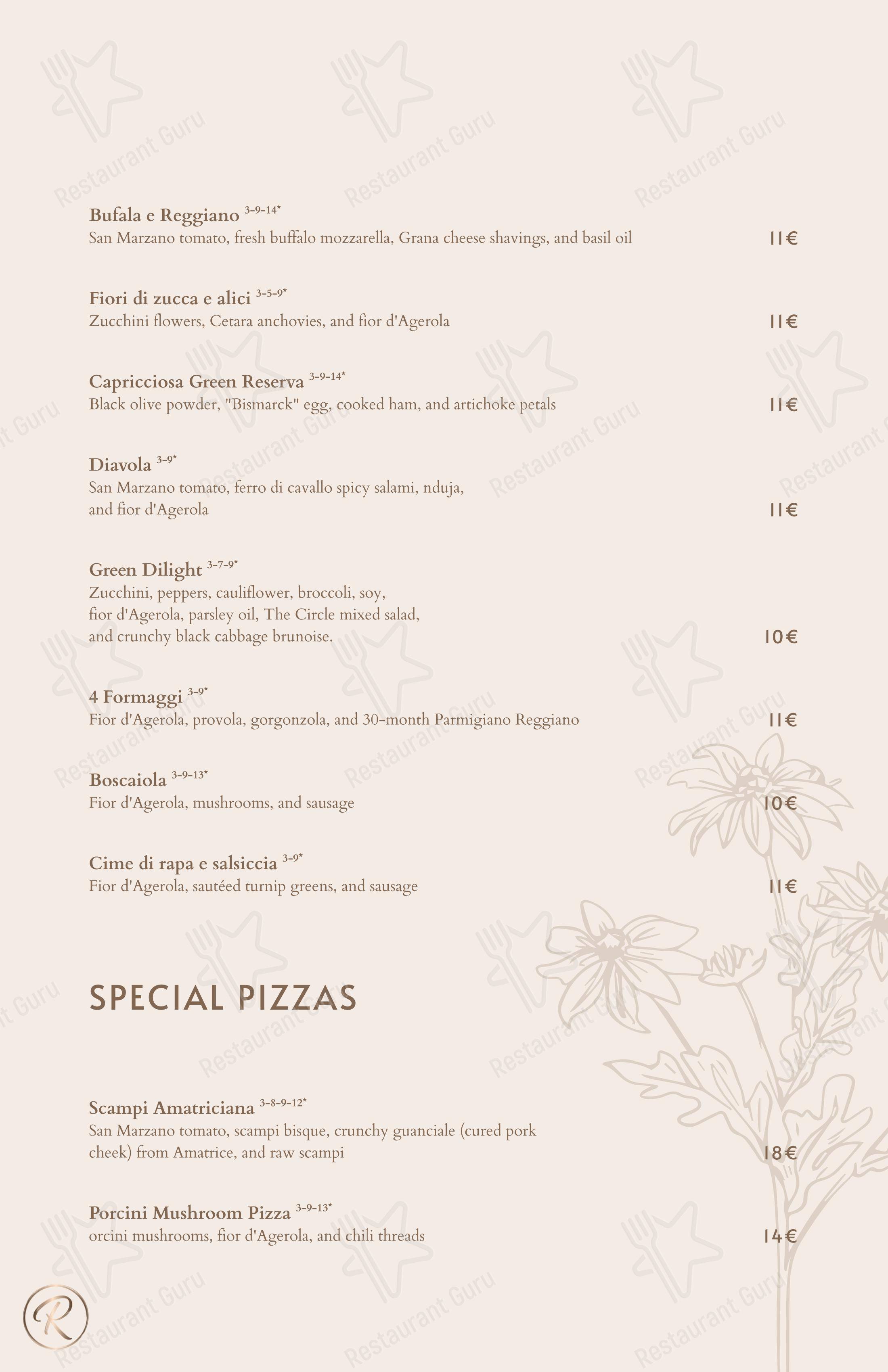 Меню ресторана Green Reserva - Restaurant & Pizzeria - Меню напитков