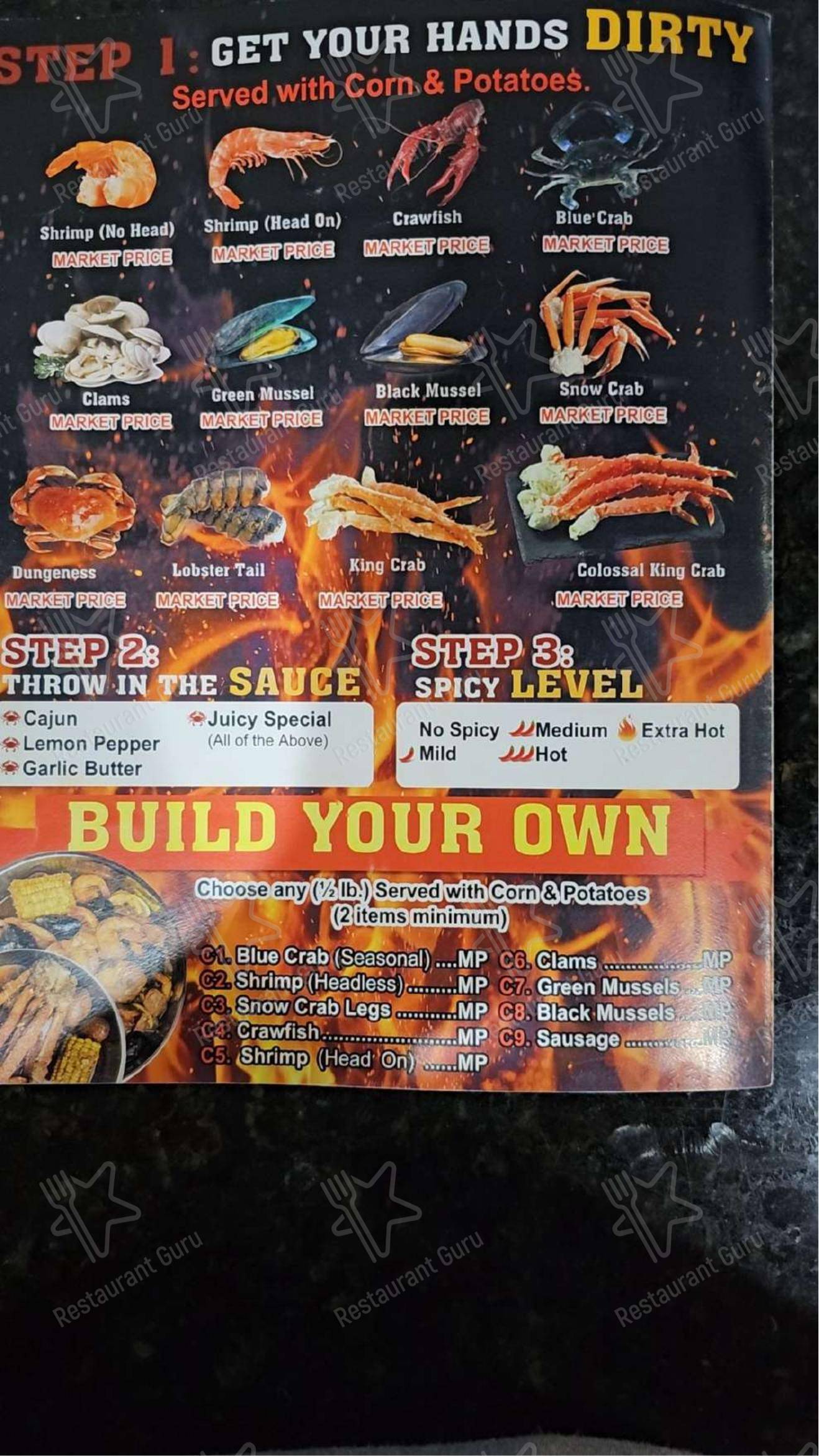 Red Crab в Аддисне - Меню напитков