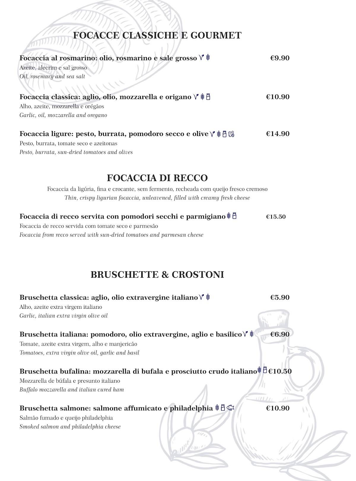 Castello di Norcia - Ristorante Italiano Pizzeria меню