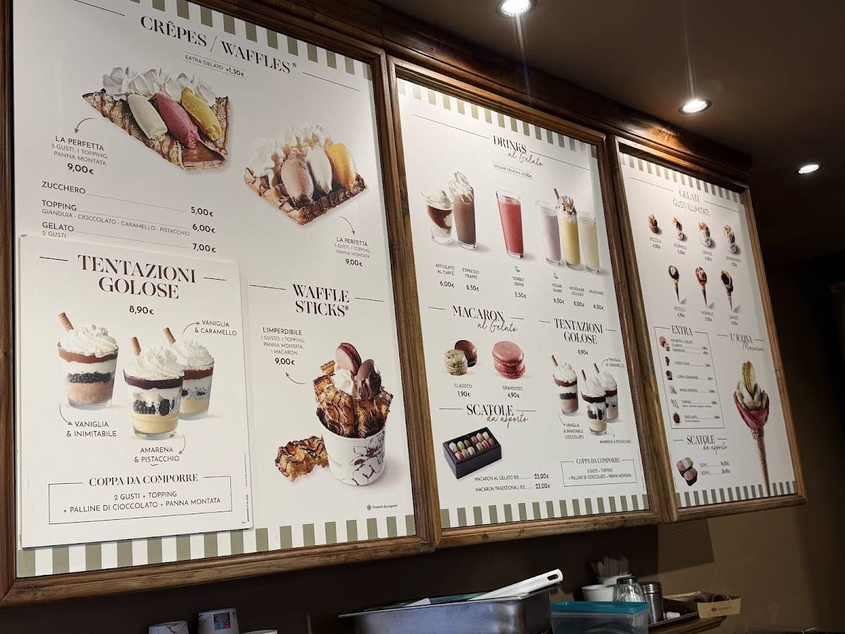 Amorino Gelato - Roma Trevi меню