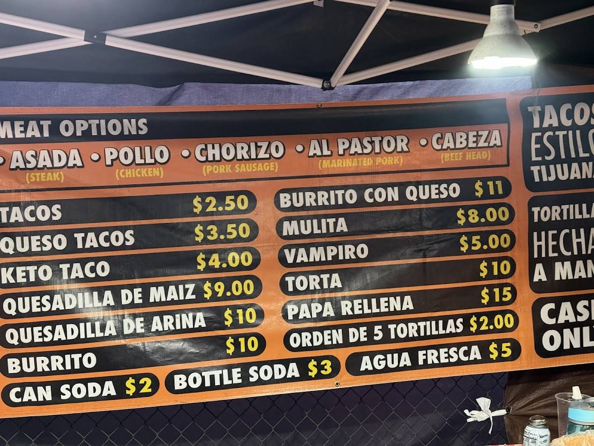 Angels Tijuana Tacos меню