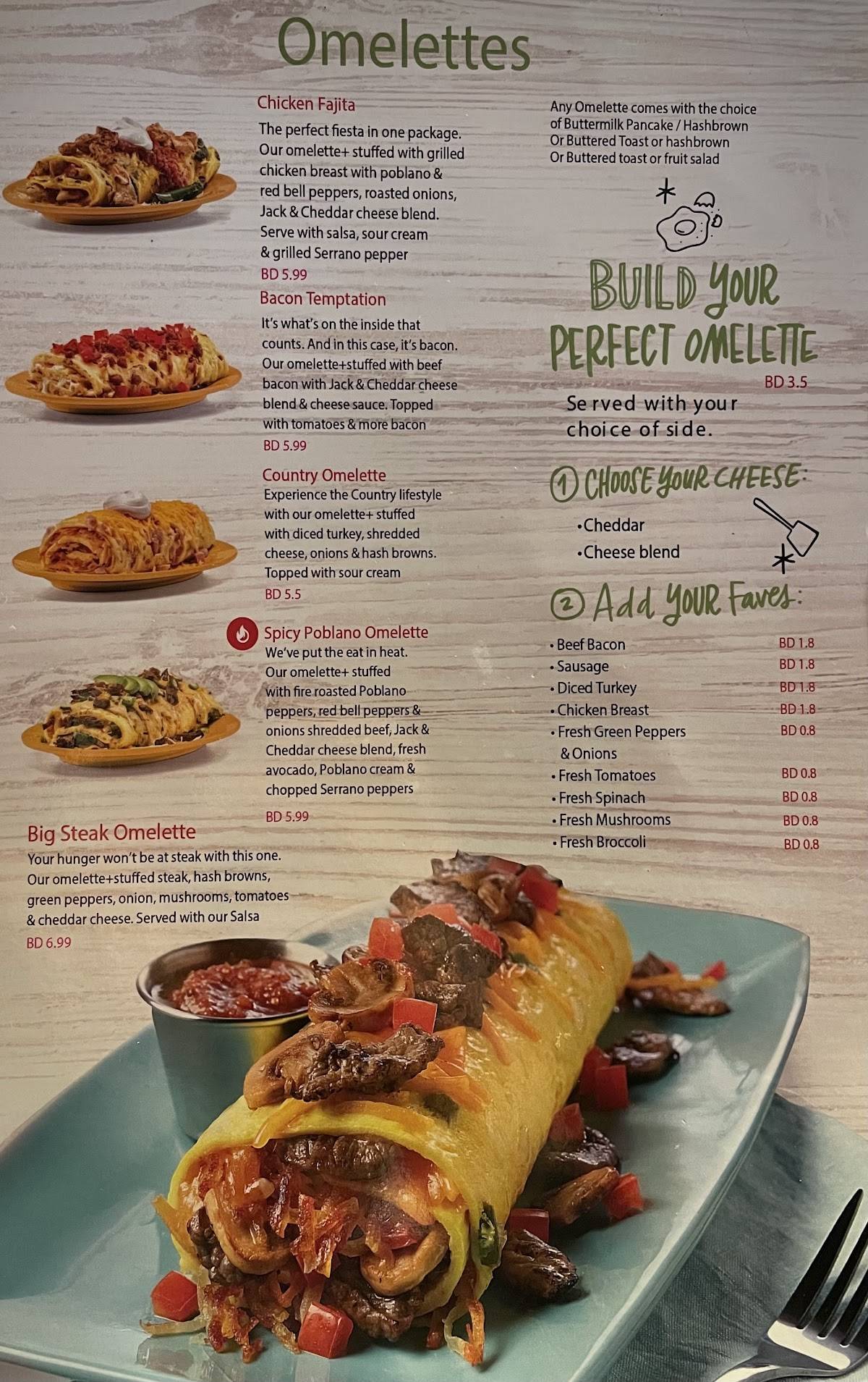 Applebee's меню