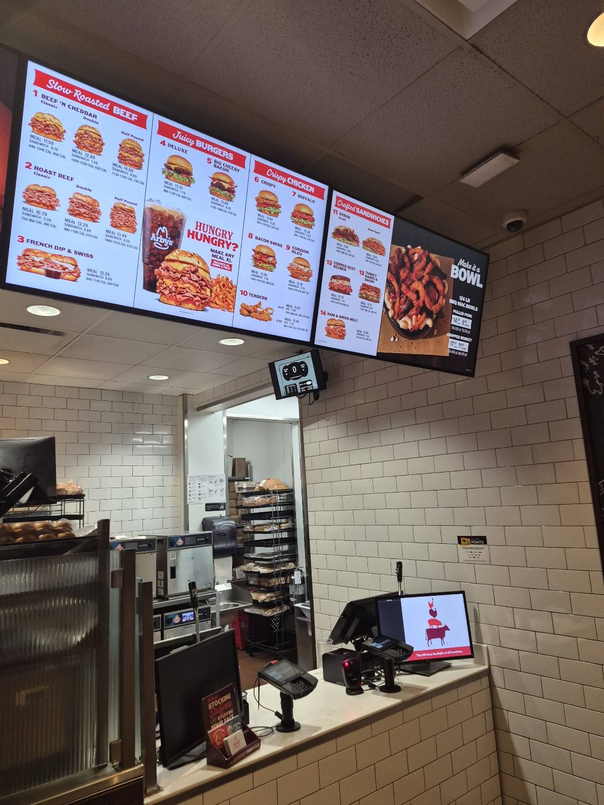 Arby's меню