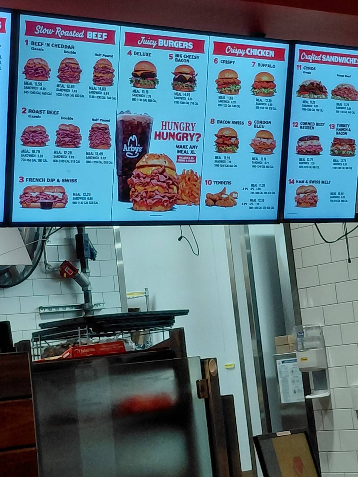 Arby's меню
