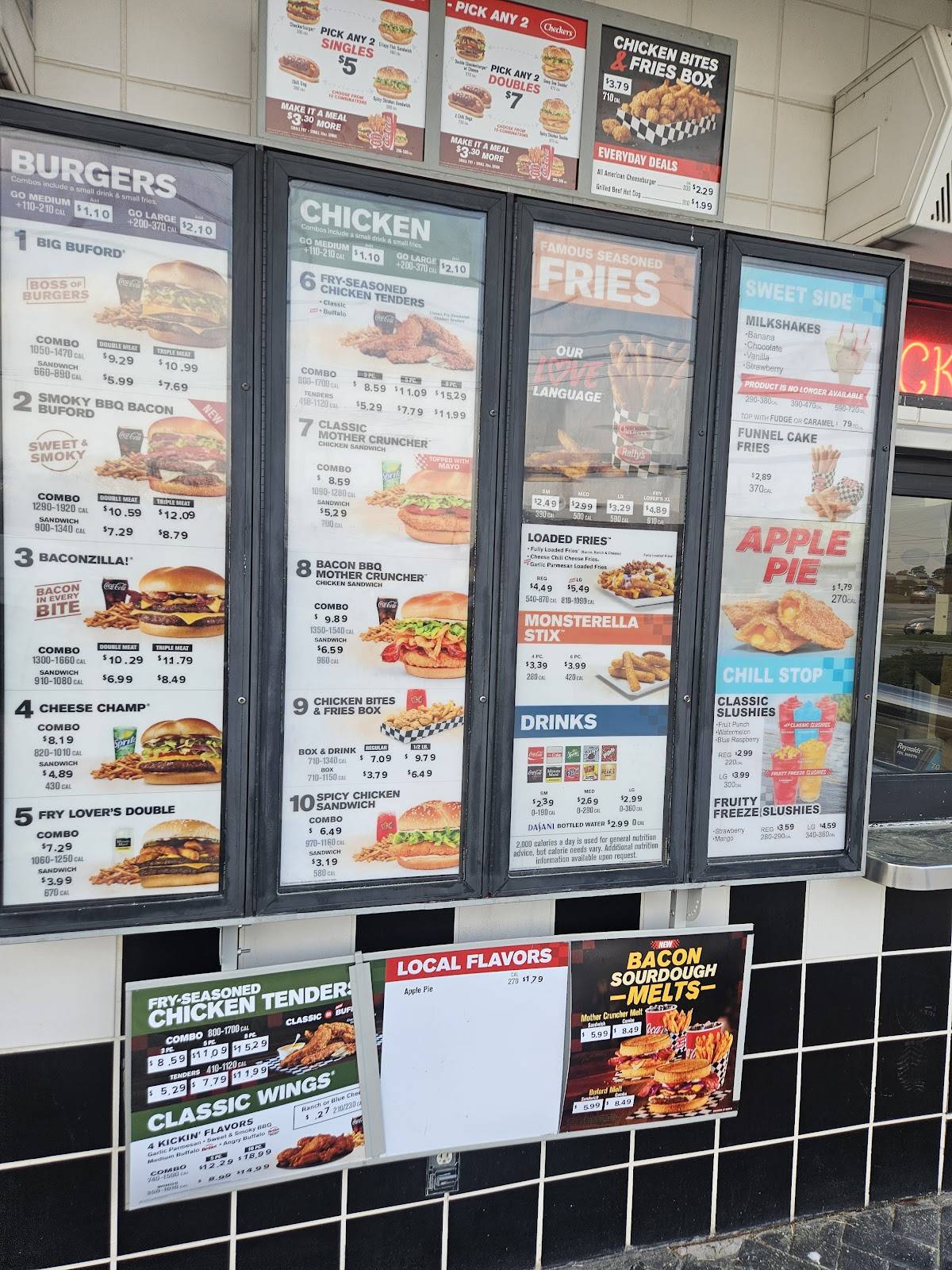 Checkers меню