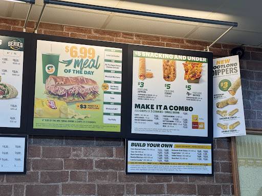 Subway меню