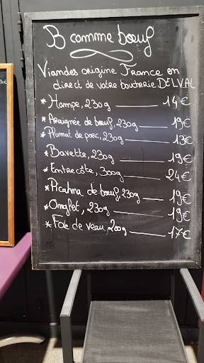 B comme boeuf меню
