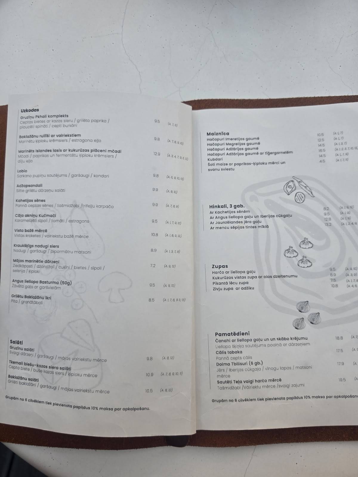 BABO modern Georgian cuisine меню