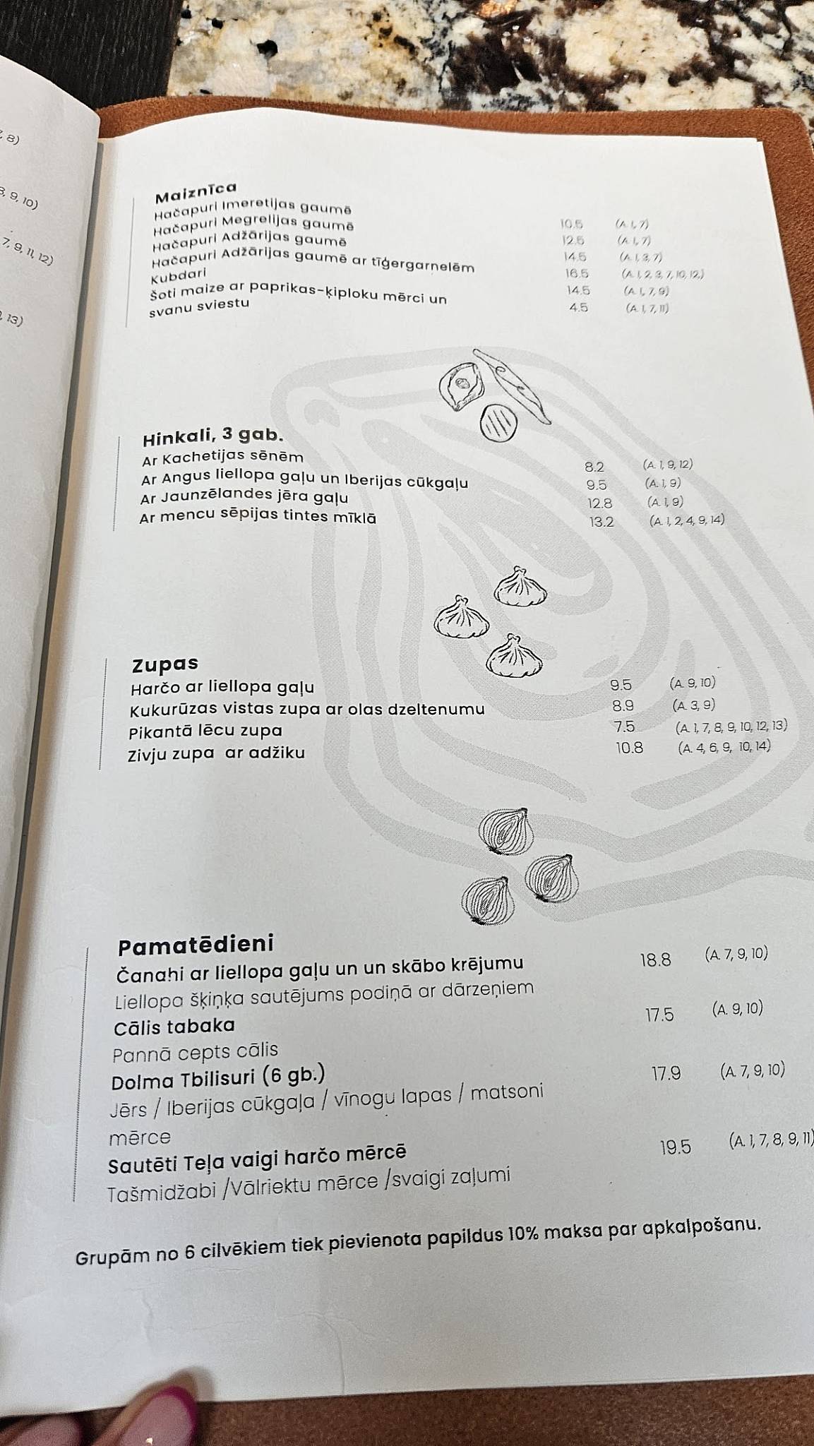 BABO modern Georgian cuisine меню