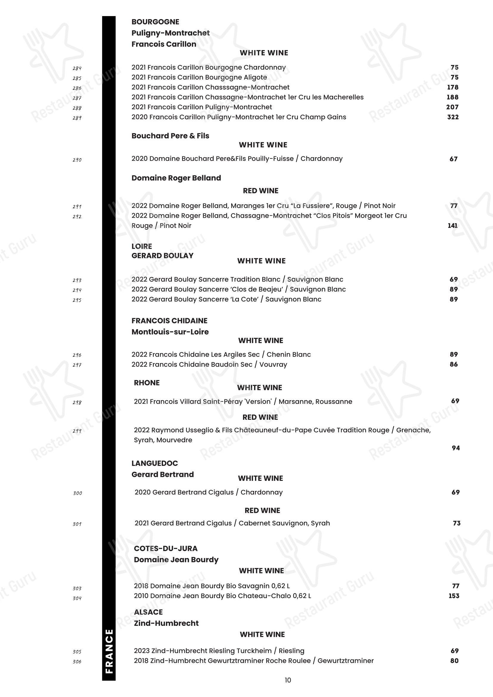 BABO modern Georgian cuisine в Риге - Ночное меню