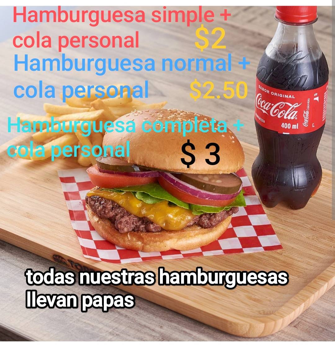BETOBURGUER меню
