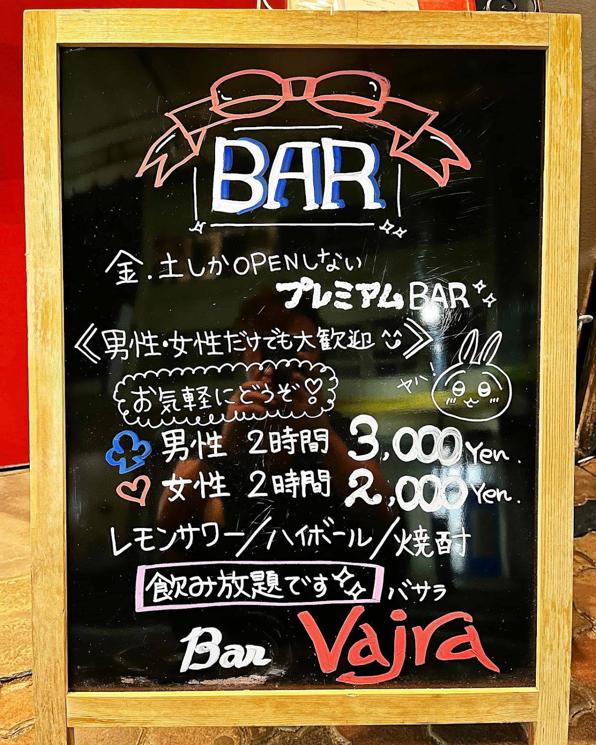 Bar меню
