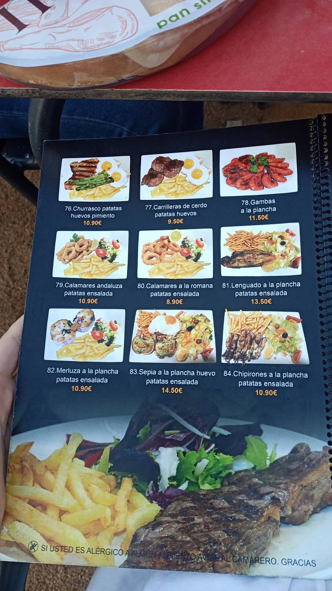Bar Dinàmic меню