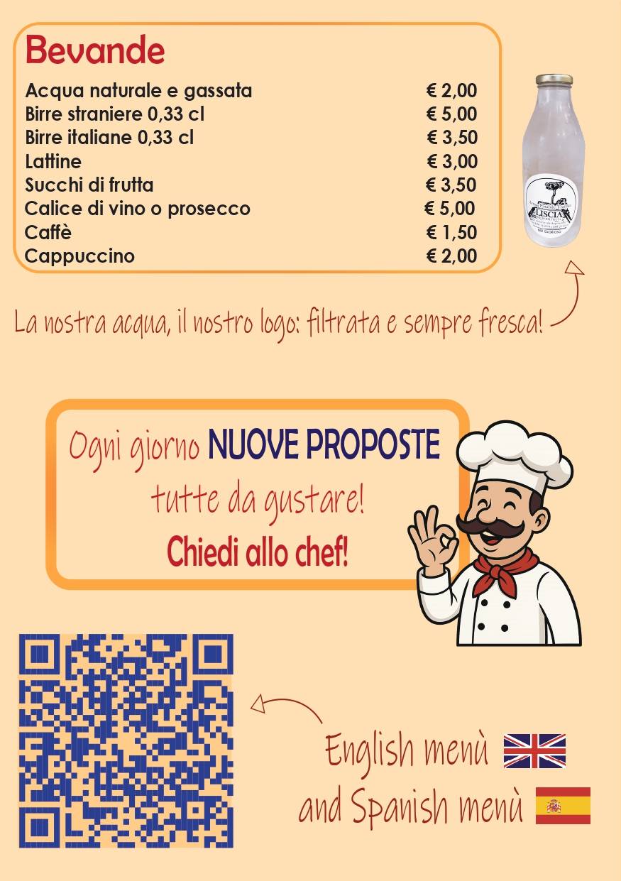 Bar Glorioso bistrot меню