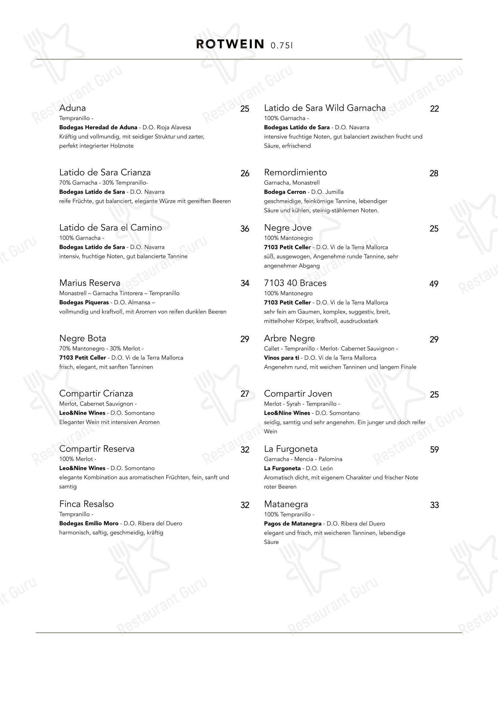 Raval в Берлине - Takeaway Menu