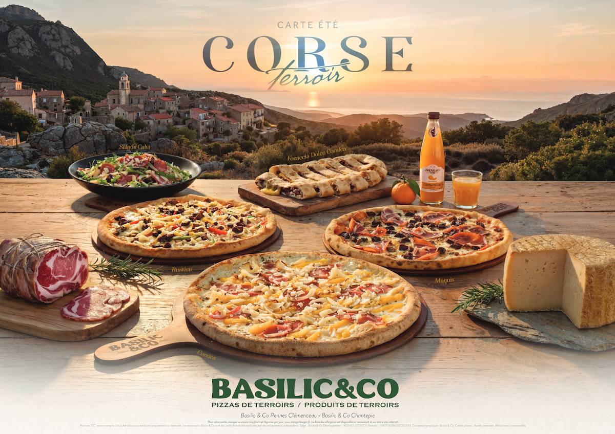 Basilic & Co - pizzas de terroirs - Rennes Clemenceau меню