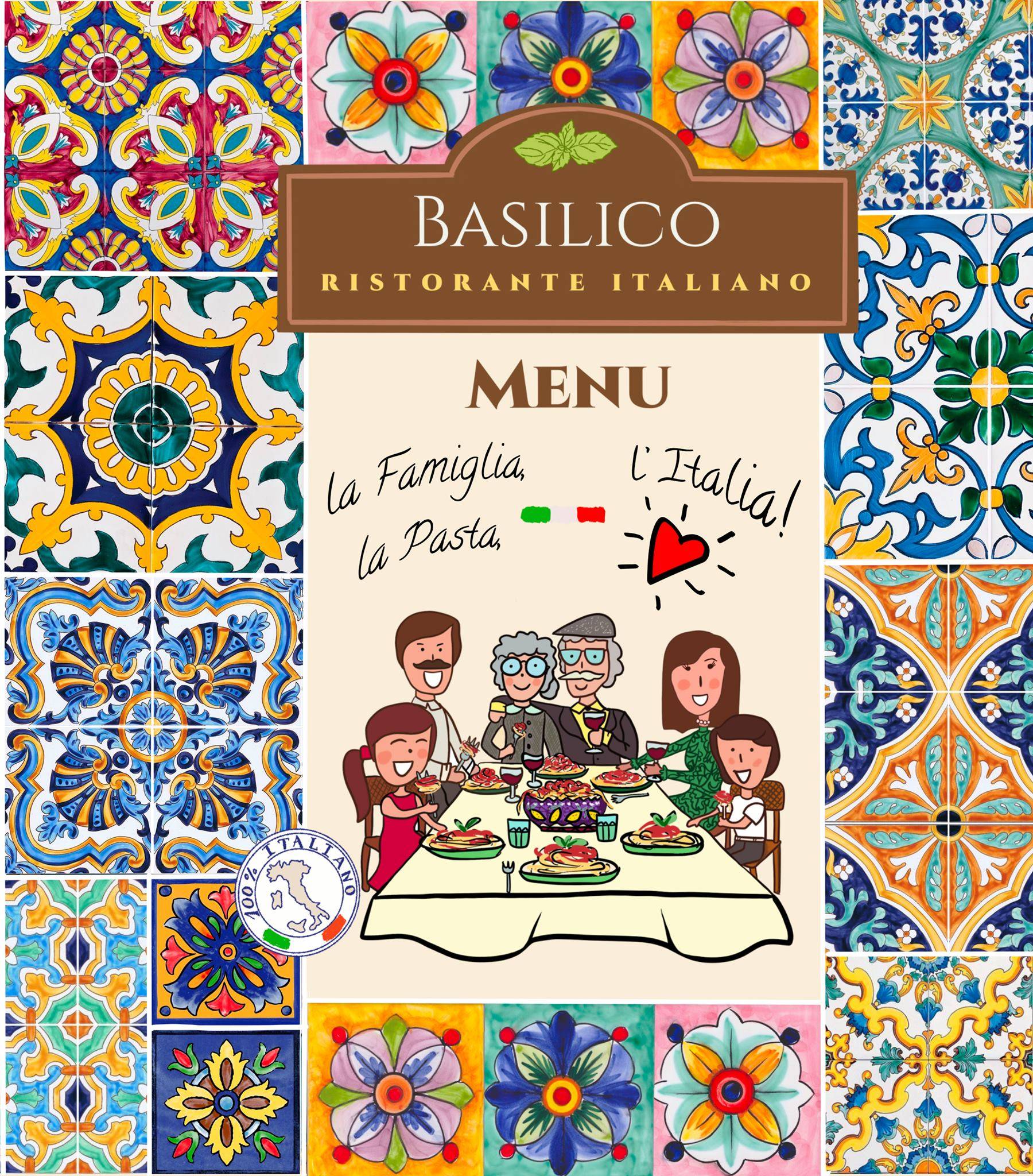 Basilico меню