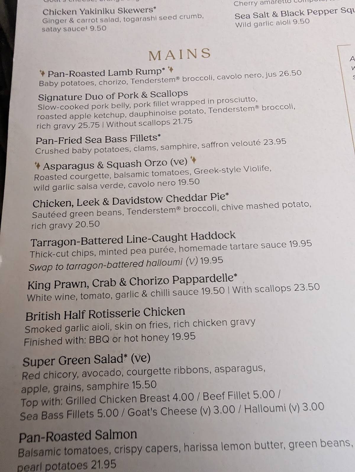 Bell Inn Godstone меню