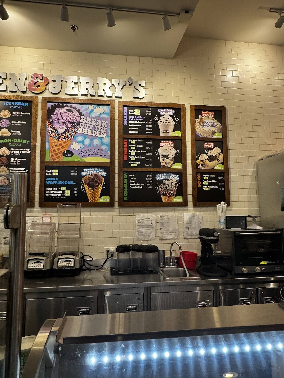 Ben & Jerry’s меню