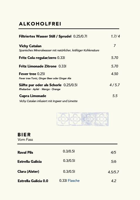 Raval меню