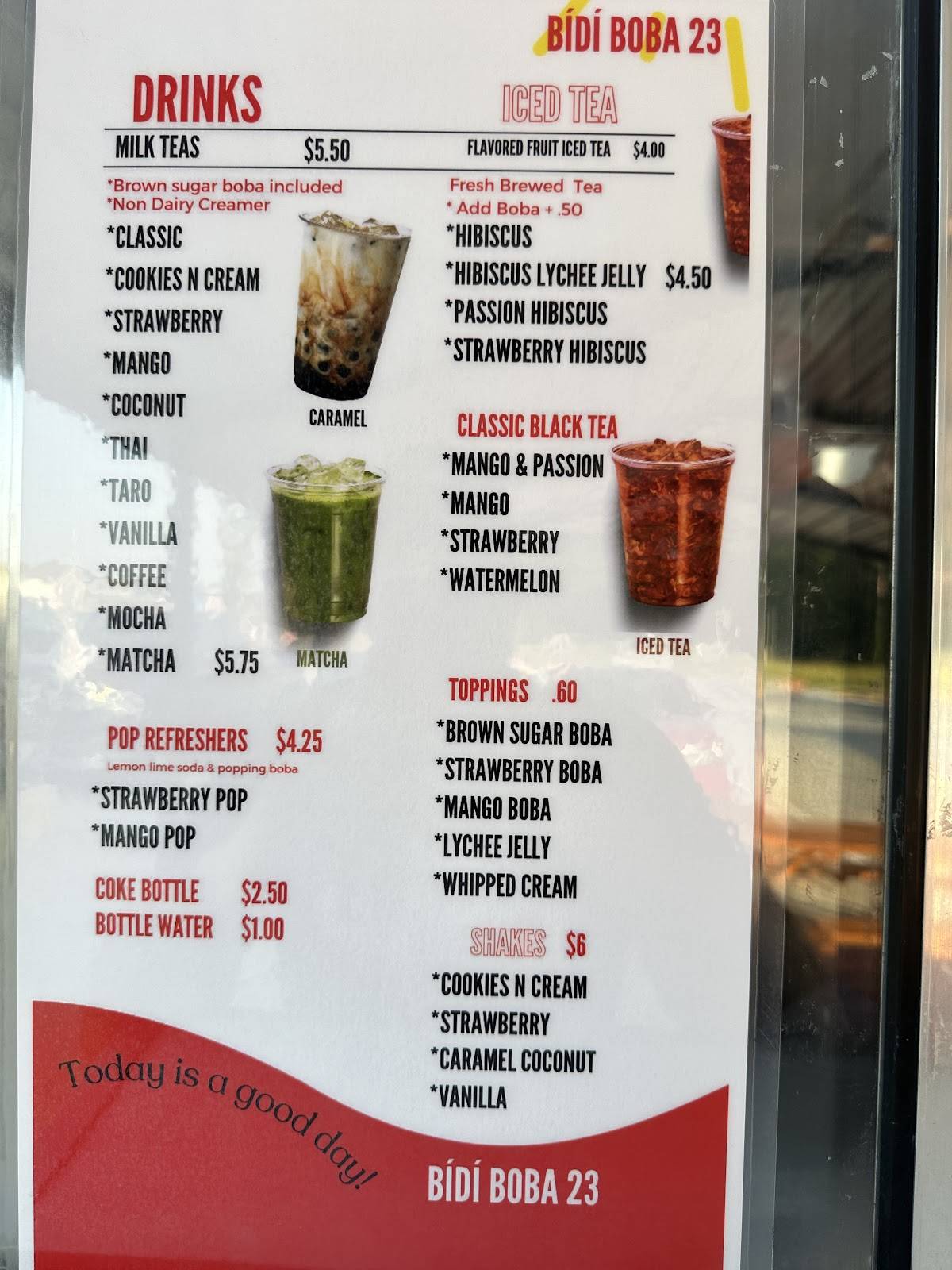 Bidi Boba 23 (Food Truck) меню
