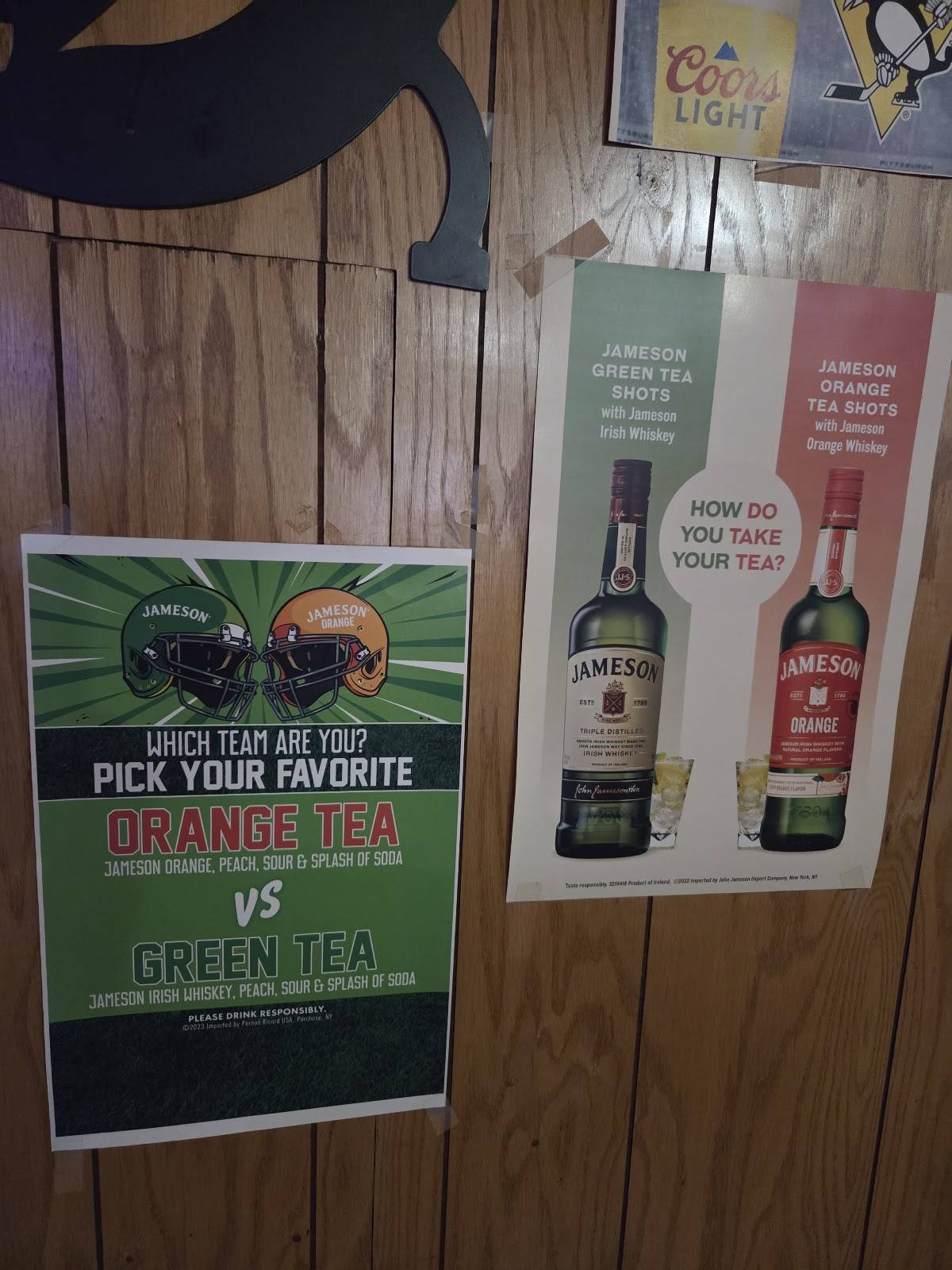 Bob's Inn меню