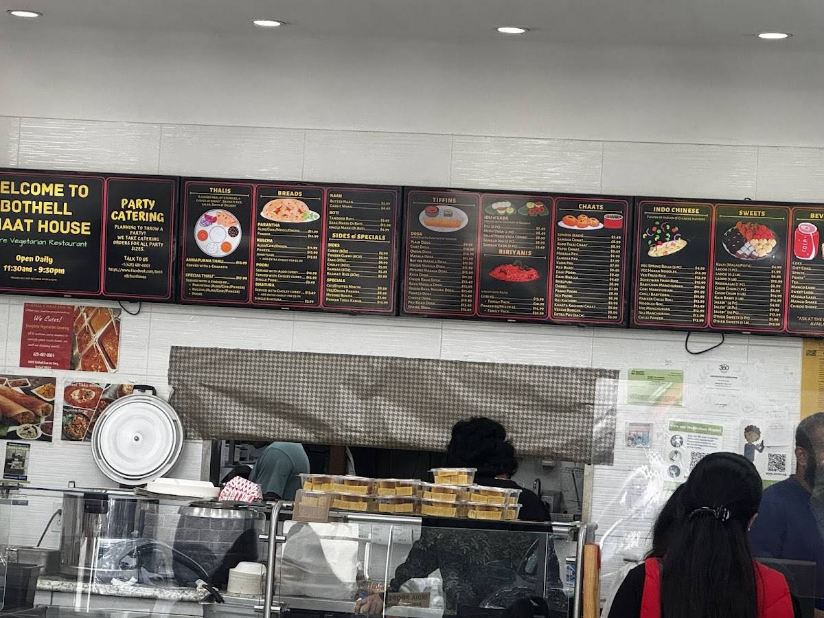 Bothell Chaat House меню