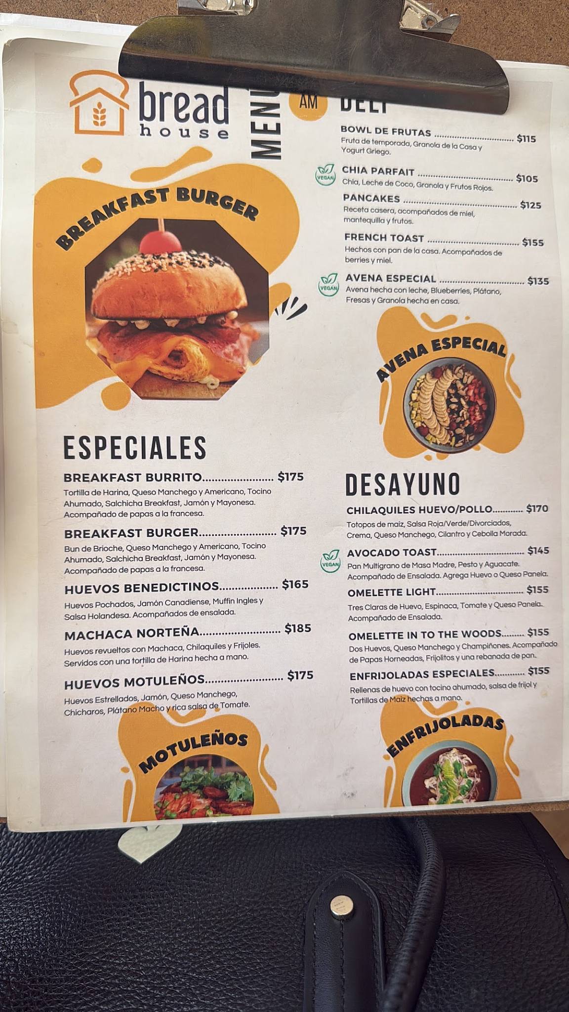 Bread House Mérida меню